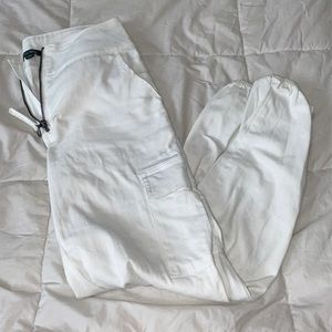White Cargo Pants